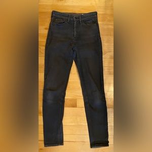 Rag and bone high rise ankle skinny jeans
